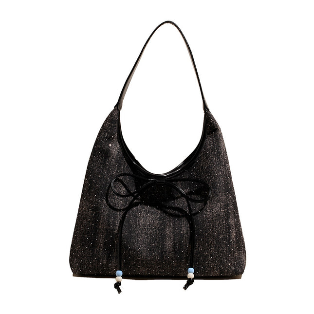 SuperValueChoice HCSEFA00007 DIY Denim single purse 14.17''×15.35''×4.33''