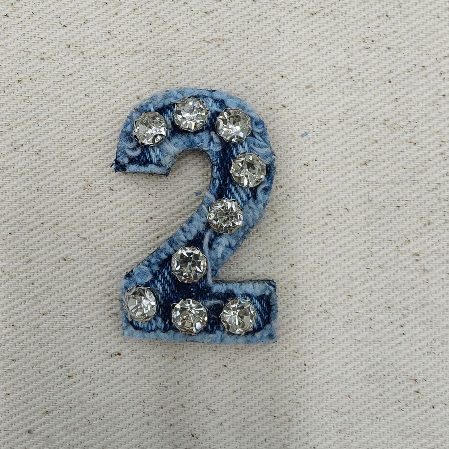 SUPERVALUECHOICE HCSEYE00009 Denim Numbers embroidery clothing fabric patches