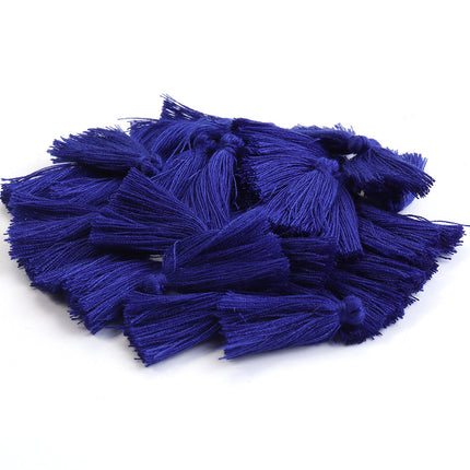 SUPERVALUECHOICE HCSEYE00014 Mini Cotton Tassel Charms, 1.18 Inch Handmade Tassels for DIY Jewelry Making