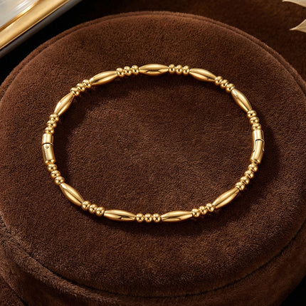 SUPÊR VÃLUE CHOICE HCSEX00018 Teardrop-shaped Bamboo-Patterned Bracelet