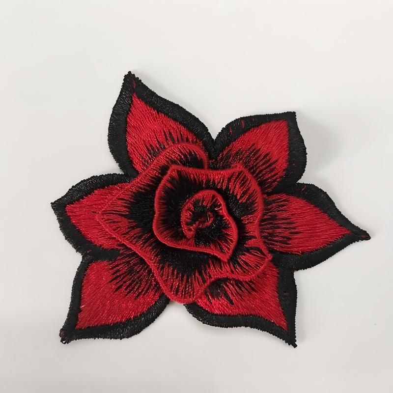 SUPERVALUECHOICE HCSEYB00060 Floral Embroidered Fabric Patches 2.95'' X 3.26''
