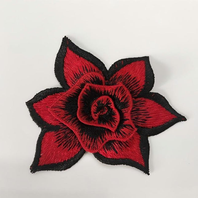 SUPERVALUECHOICE HCSEYB00060 Floral Embroidered Fabric Patches 2.95'' X 3.26''