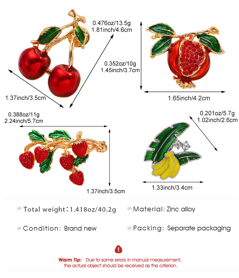 SUPERVALUECHOICE HCSESA00012 Fruit Brooch
