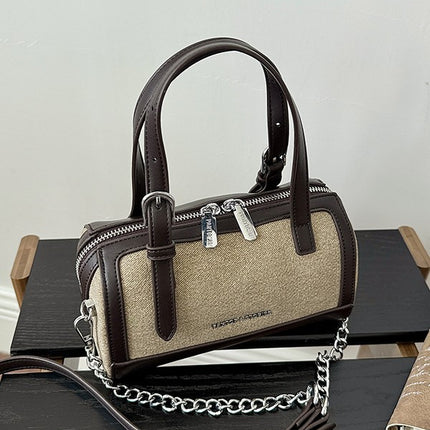 SuperValueChoice HCSEFA00071 Zipper Handbag, Fashionable Versatile Shoulder Crossbody Bag