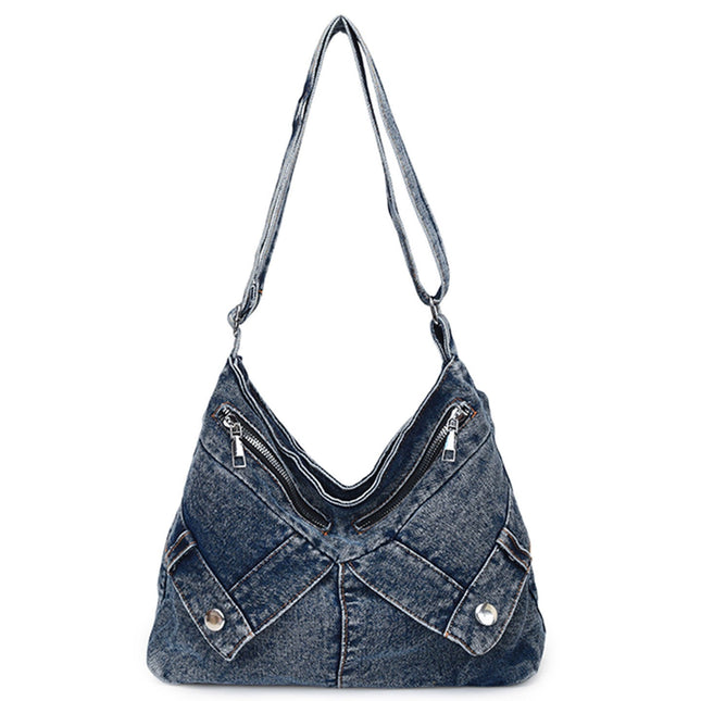 SuperValueChoice HCSEFA00005 DIY Denim Crossbody Bag