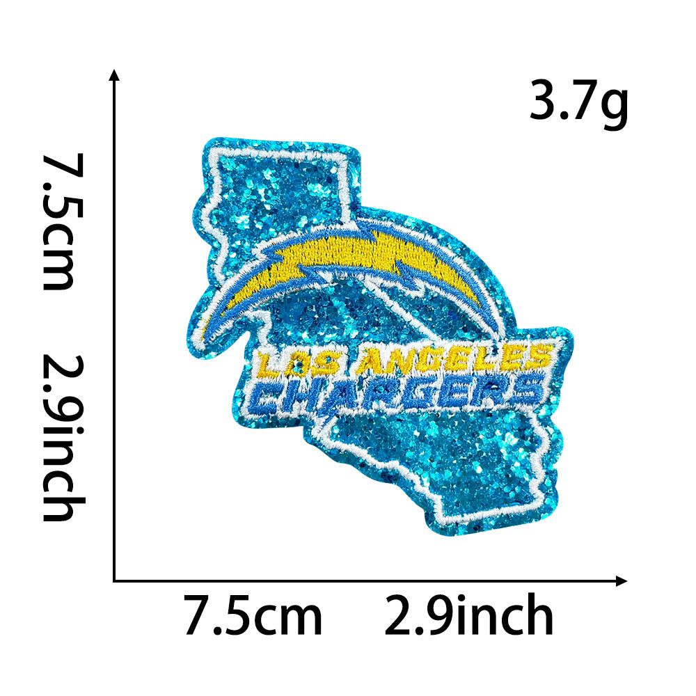 SUPERVALUECHOICE HCSEYB00022 Football Team Embroidered Fabric Patch
