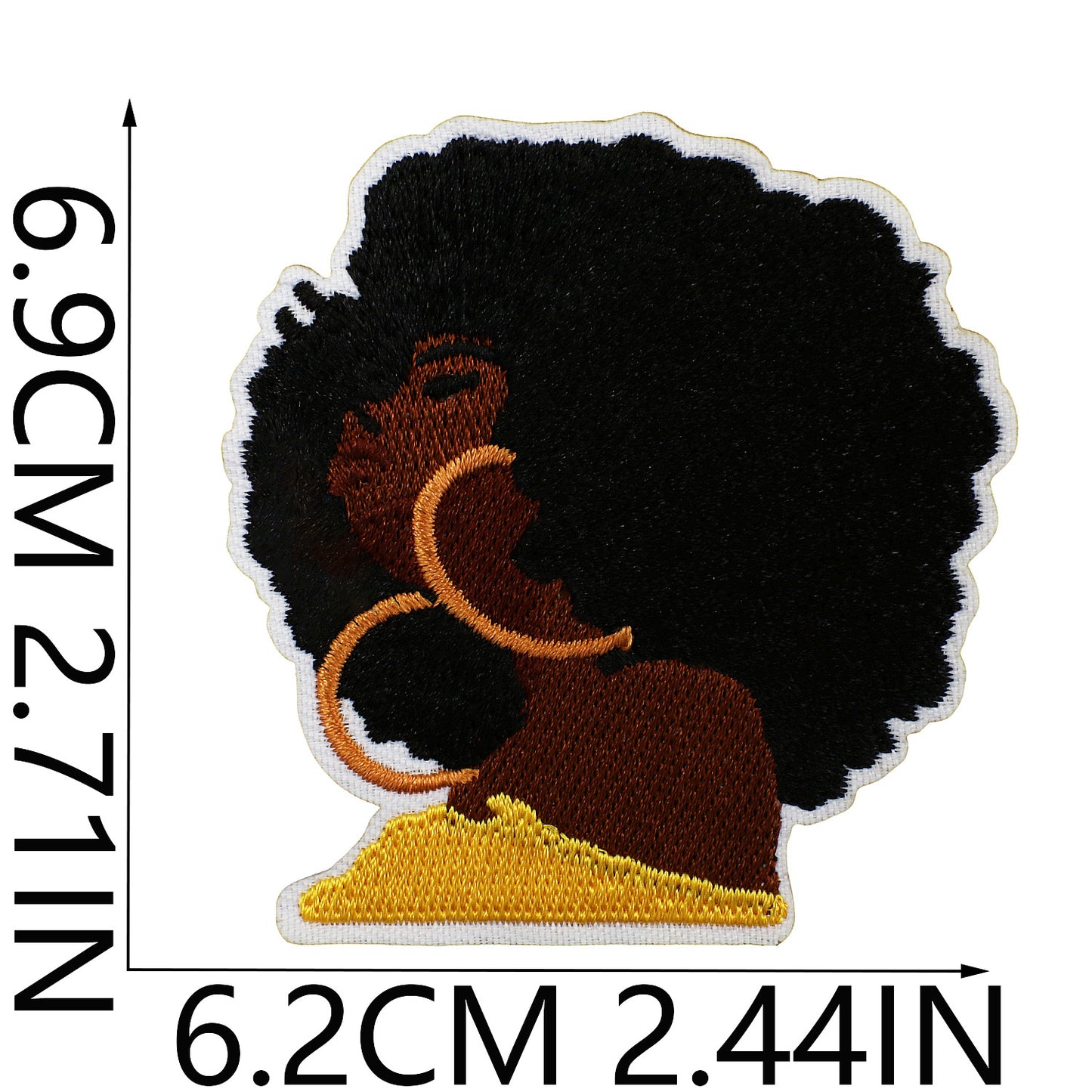 SUPERVALUECHOICE HCSEYB00012 Black Girl Magic Embroidered Fabric Patch