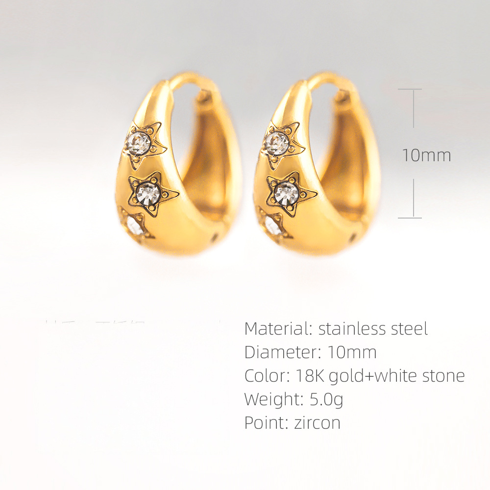 SUPERVALUECHOICE HCSETA00003 U-shaped stud earrings