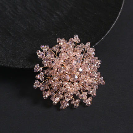 SUPERVALUECHOICE CHRISTMAS HCSESA00101 Multi Color Sparkling Crystal Pin for Wedding, Bridal, Party, Suit & Dress Accessory 2.95″×2.95″