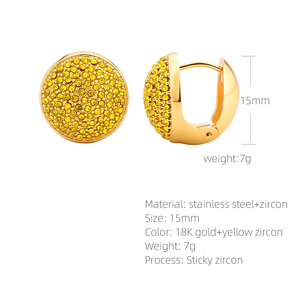 SUPERVALUECHOICE HCSETA00020 Heart-Shaped Diamond Earrings
