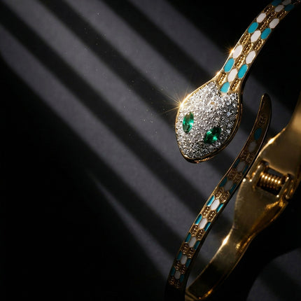 SUPÊR VÃLUE CHOICE HCSEX00024 Blue-scaled snake bracelet