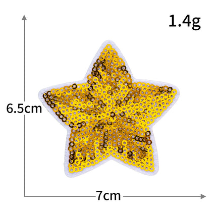 SUPERVALUECHOICE HCSEYH00004 Christmas sequin embroidered fabric patch