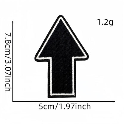 SUPERVALUECHOICE HCSEYB00033 Vintage English Graffiti Embroidered Fabric Patch