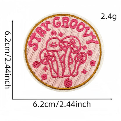SUPERVALUECHOICE HCSEYSB000019 20Pcs Positive Quote Embroidered Iron On Patches Inspirational Slogan Clothing Decor Appliques