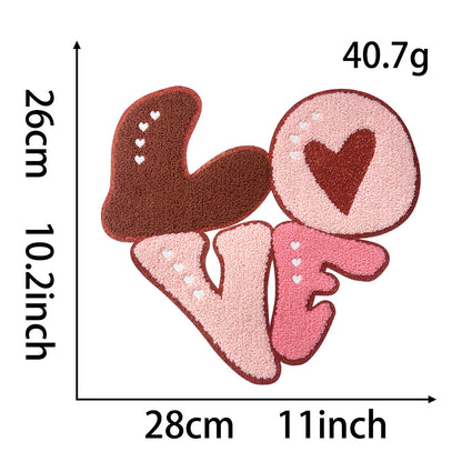 SUPER VALUE CHOICE  HCSEYA00016 Pink Letter Patches