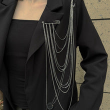 SUPERVALUECHOICE HCSESA00102 Casual Fashion Brooch/Lapel Pin, Versatile Elegant Safety Pin With Chain Tassel, Suitable For Women To Accessorize Various Outfits, Bags, And Jewelry