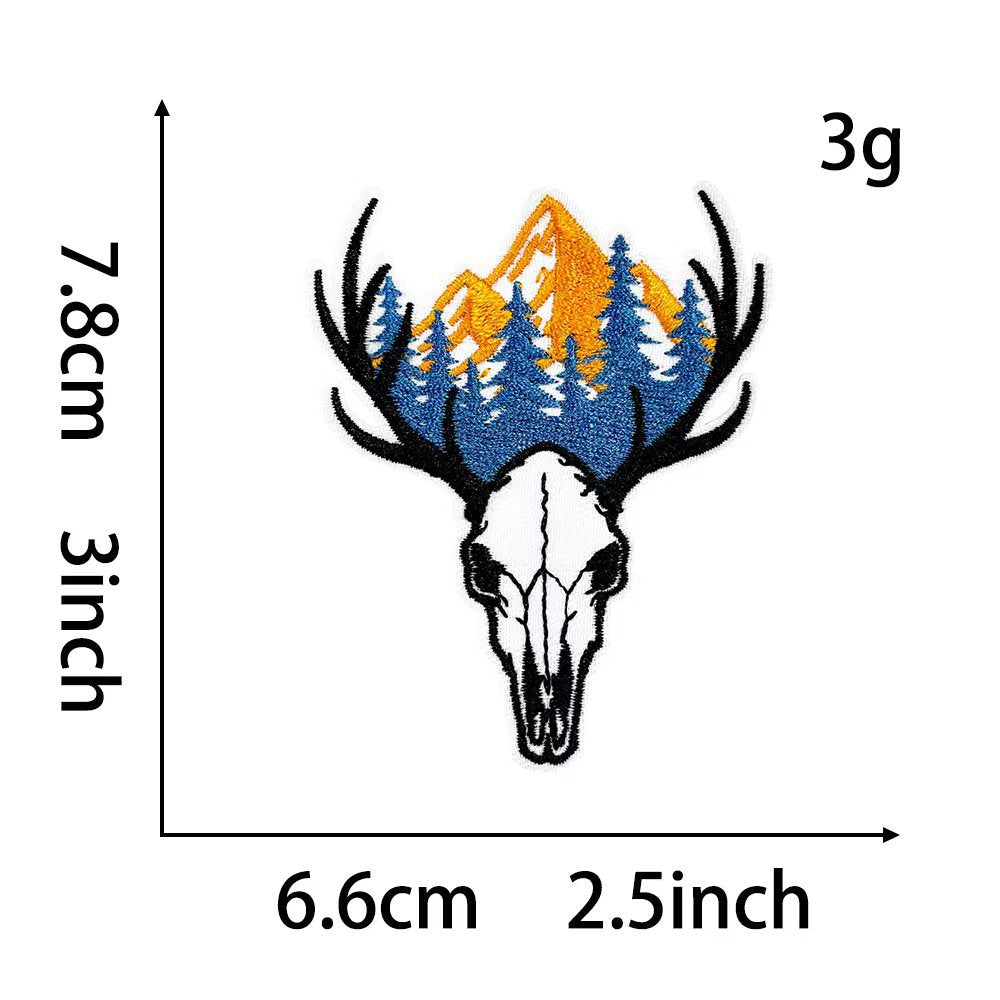 SUPERVALUECHOICE HCSEYB00035 Outdoor Playing Card-Themed Embroidered Fabric Patches