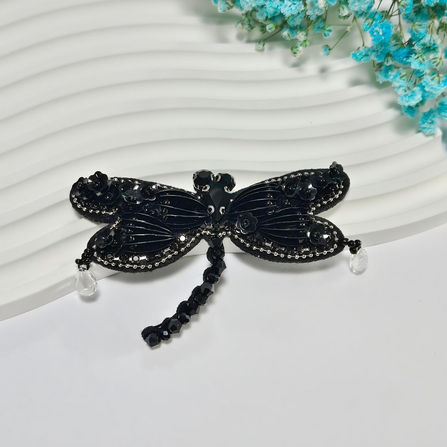 SUPERVALUECHOICE HCSEYD00023 Beaded Rhinestone Dragonfly&Candy patches