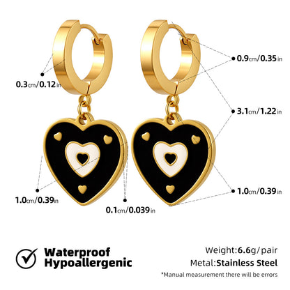 SUPERVALUECHOICE HCSETA00028 Heart-Shaped Earrings