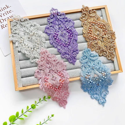 SUPERVALUECHOICE HCSEYC00039 DIY Sequin Flower Lace Applique