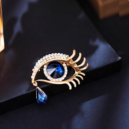 SUPERVALUECHOICE HCSESA00008 Devil's Eye Crystal Brooch