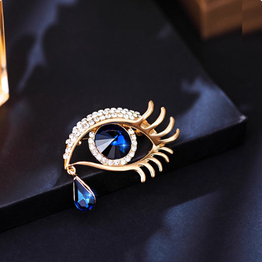 SUPERVALUECHOICE HCSESA00008 Devil's Eye Crystal Brooch