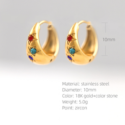 SUPERVALUECHOICE HCSETA00003 U-shaped stud earrings