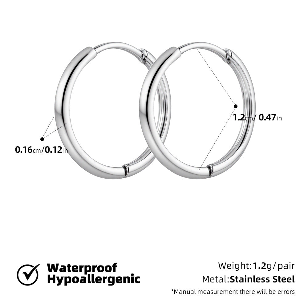 SUPERVALUECHOICE HCSETA00015 Elegant Hoop Earrings