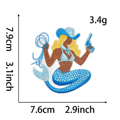 SUPERVALUECHOICE HCSEYB00017 Coastal Cowboy-Style Embroidered Patches