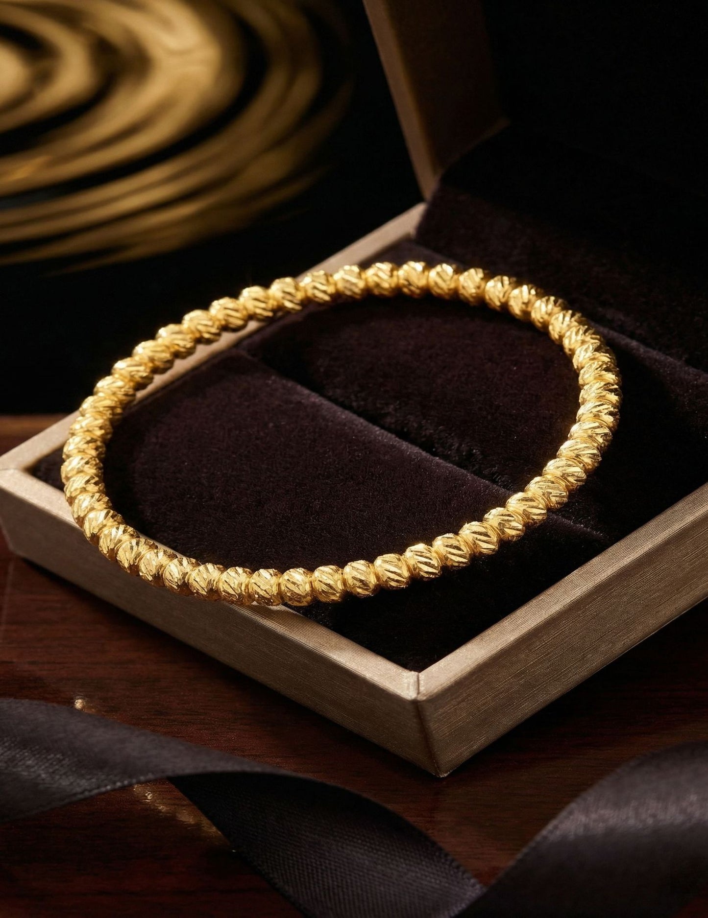SUPÊR VÃLUE CHOICE HCSEX00008 Gold Bead Bracelet