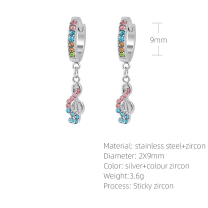 SUPERVALUECHOICE HCSETA00031  Music Note Earrings