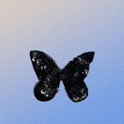 SUPERVALUECHOICE HCSEYC00016 Denim Shiny sequin Butterfly embroidery clothing fabric patches