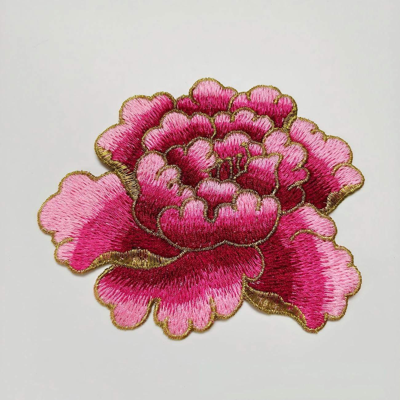 SUPERVALUECHOICE HCSEYB00074 Floral Embroidered Fabric Patches 4.72'' X 5.7''