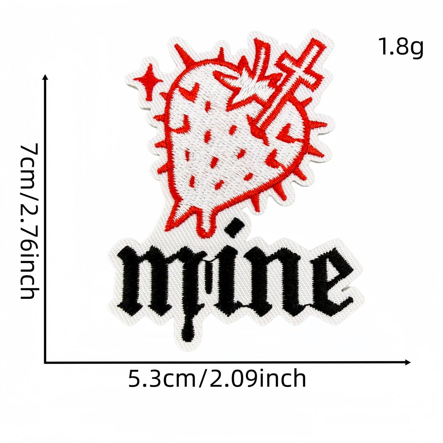 SUPERVALUECHOICE  HCSEYB00006 Y2K Embroidered Fabric Patch