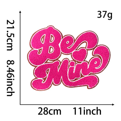 SUPER VALUE CHOICE  HCSEYA00016 Pink Letter Patches