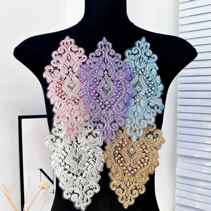 SUPERVALUECHOICE HCSEYC00039 DIY Sequin Flower Lace Applique