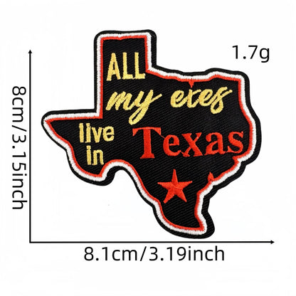 SUPERVALUECHOICE HCSEYB00032 Vintage English Graffiti Embroidered Fabric Patch