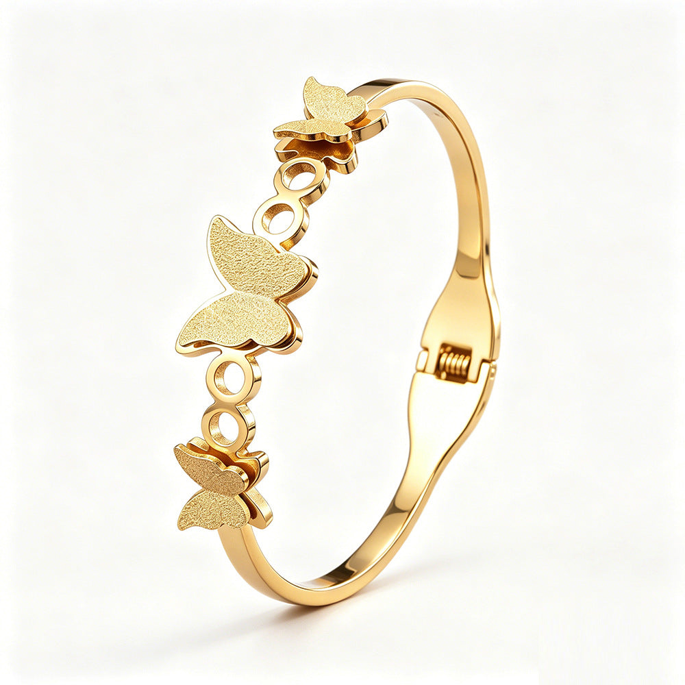 SUPÊR VÃLUE CHOICE HCSEX00032 Butterfly Circle Bracelet