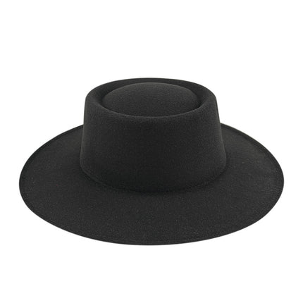 SUPERVALUECHOICE HCSEK00041 Vegan suede  Top Fedora Wool Felt Hat for Women & Men