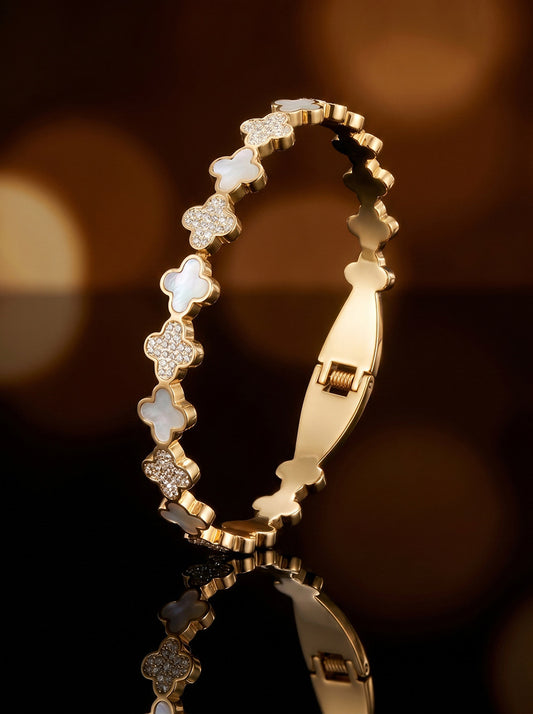SUPÊR VÃLUE CHOICE HCSEX00016 Multiple Shell Clover Bracelets