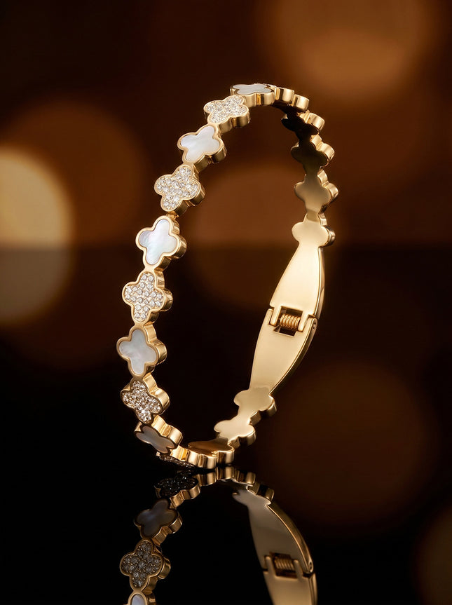 SUPÊR VÃLUE CHOICE HCSEX00016 Multiple Shell Clover Bracelets