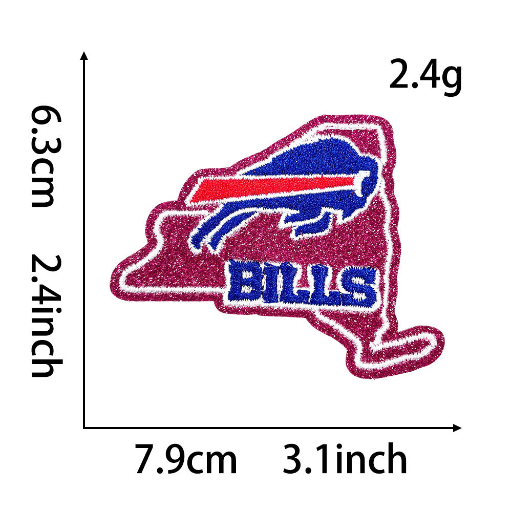 SUPERVALUECHOICE HCSEYB00023 Football Team Embroidered Fabric Patch