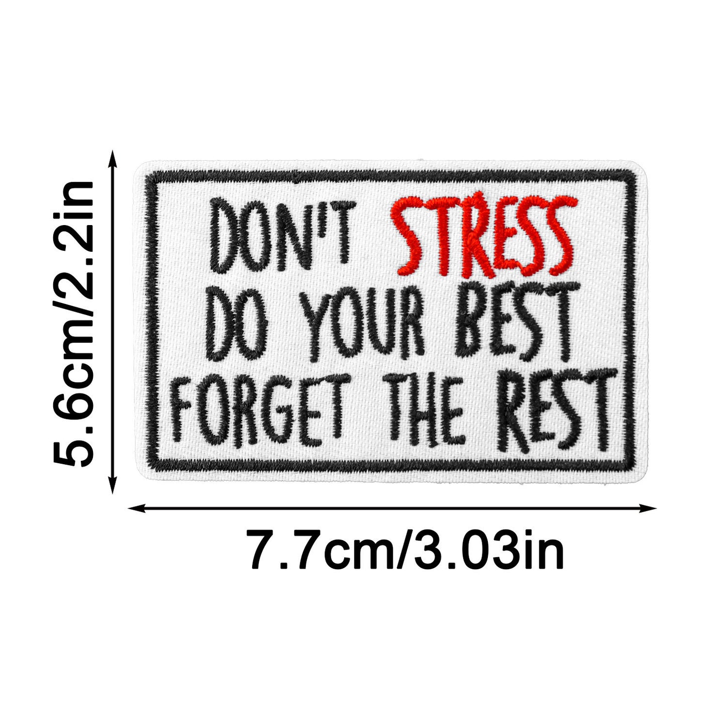 SUPERVALUECHOICE HCSEYSB00111 13Pcs Funny Inspirational Slogan Embroidered Iron On Patches Clothing DIY Decor Appliques