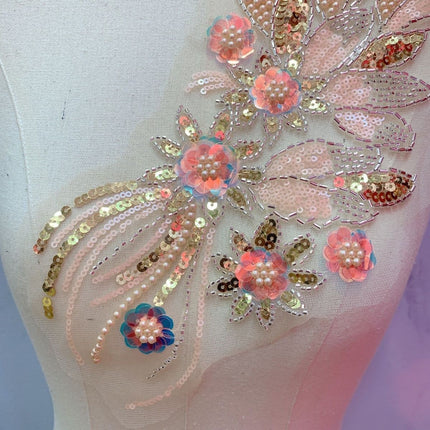 SUPERVALUECHOICE HCSEYC00031 Bling Floral Embroidery Patches