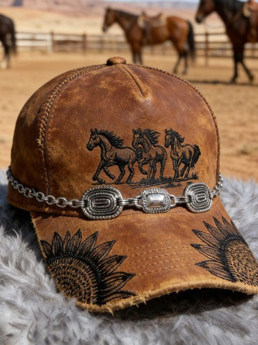 SUPERVALUECHOICE HCSEK00011 Vintage Washed Western Baseball Cap
