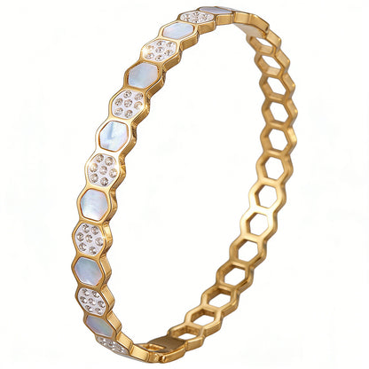 SUPÊR VÃLUE CHOICE HCSEX00029 Shell and Honeycomb Bracelet