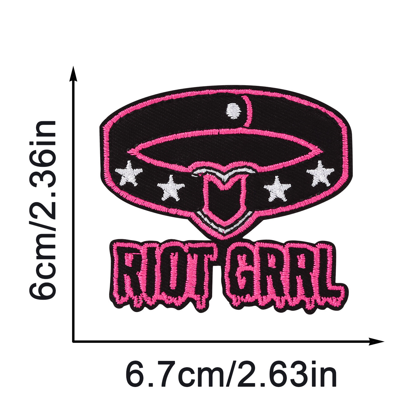 SUPERVALUECHOICE HCSEYB000118 Embroidered Fabric Patches