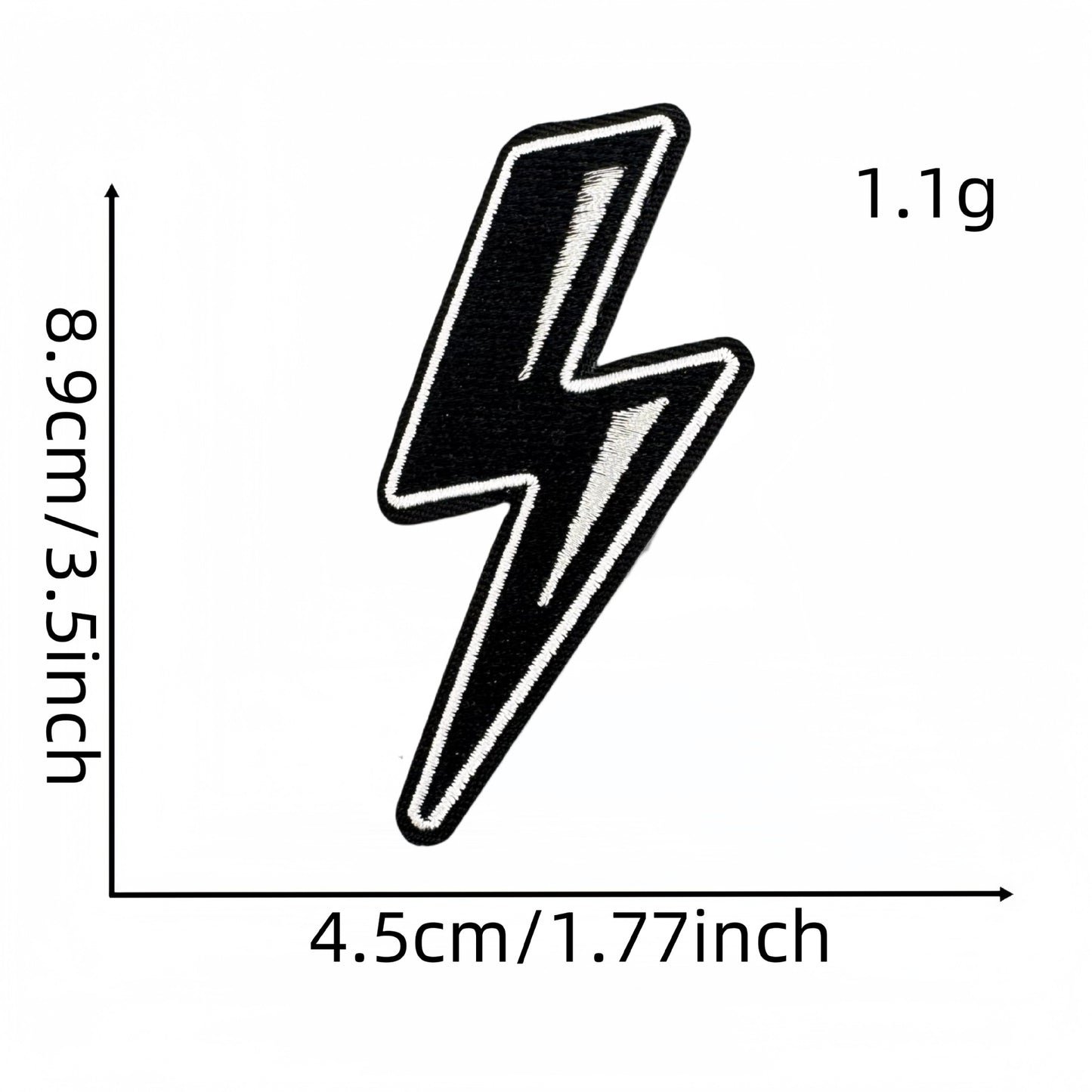 SUPERVALUECHOICE HCSEYB00033 Vintage English Graffiti Embroidered Fabric Patch