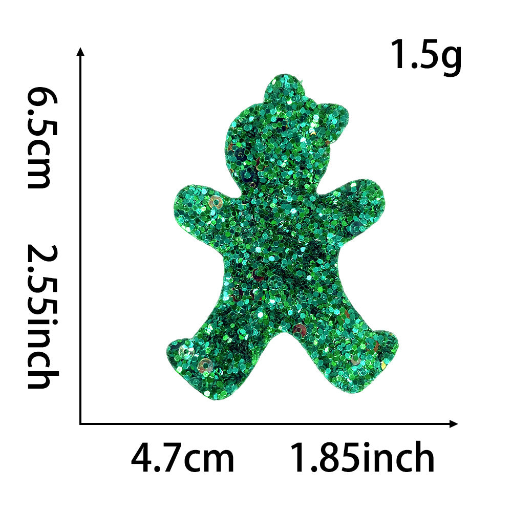 SUPERVALUECHOICE HCSEYC00007 Christmas Sequin Embroidered Fabric Patch