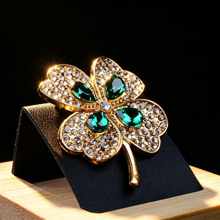 SUPERVALUECHOICE HCSESA00097 Sparkling Rhinestone Lapel Brooches 1.69" × 1.30"